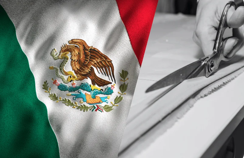 Maquiladora de ropa en México