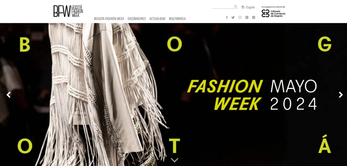 Sitio oficial de Bogotá Fashion Week
