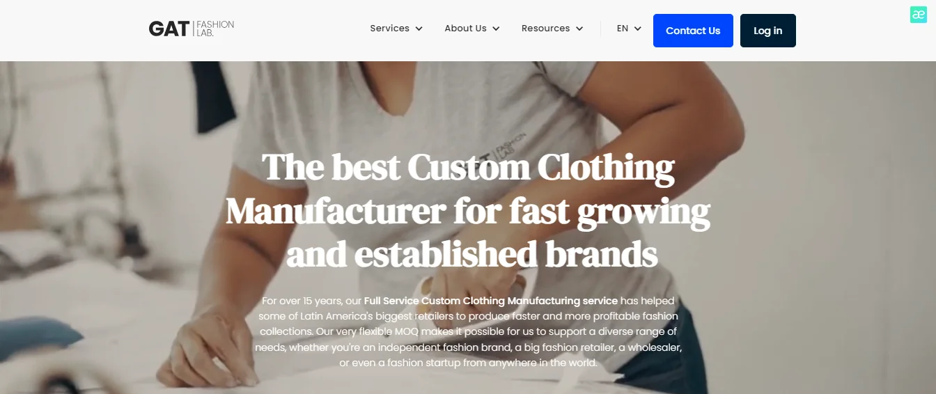 GAT Fashion Lab official website