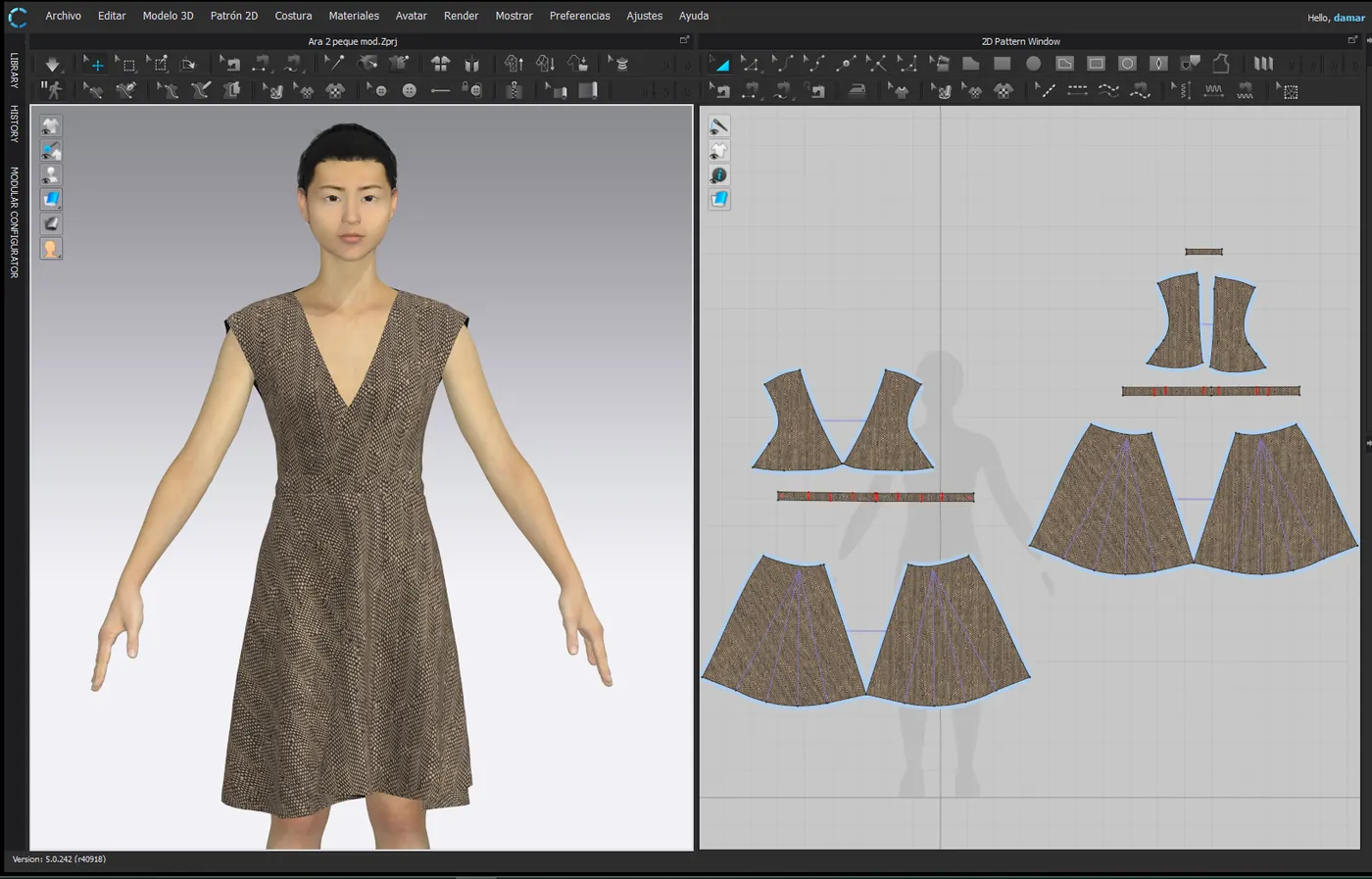Paquete completo y manufactureras de ropa en Puerto Rico moda 3D