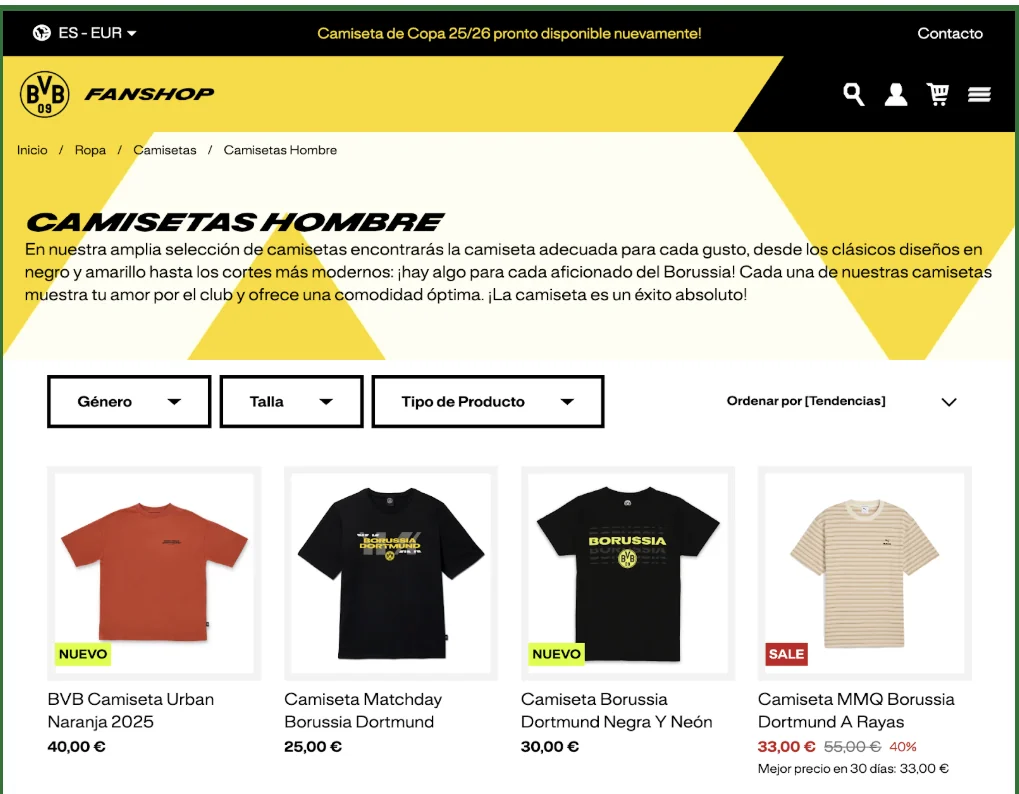 Producción de uniformes y ropa para equipos de fútbol